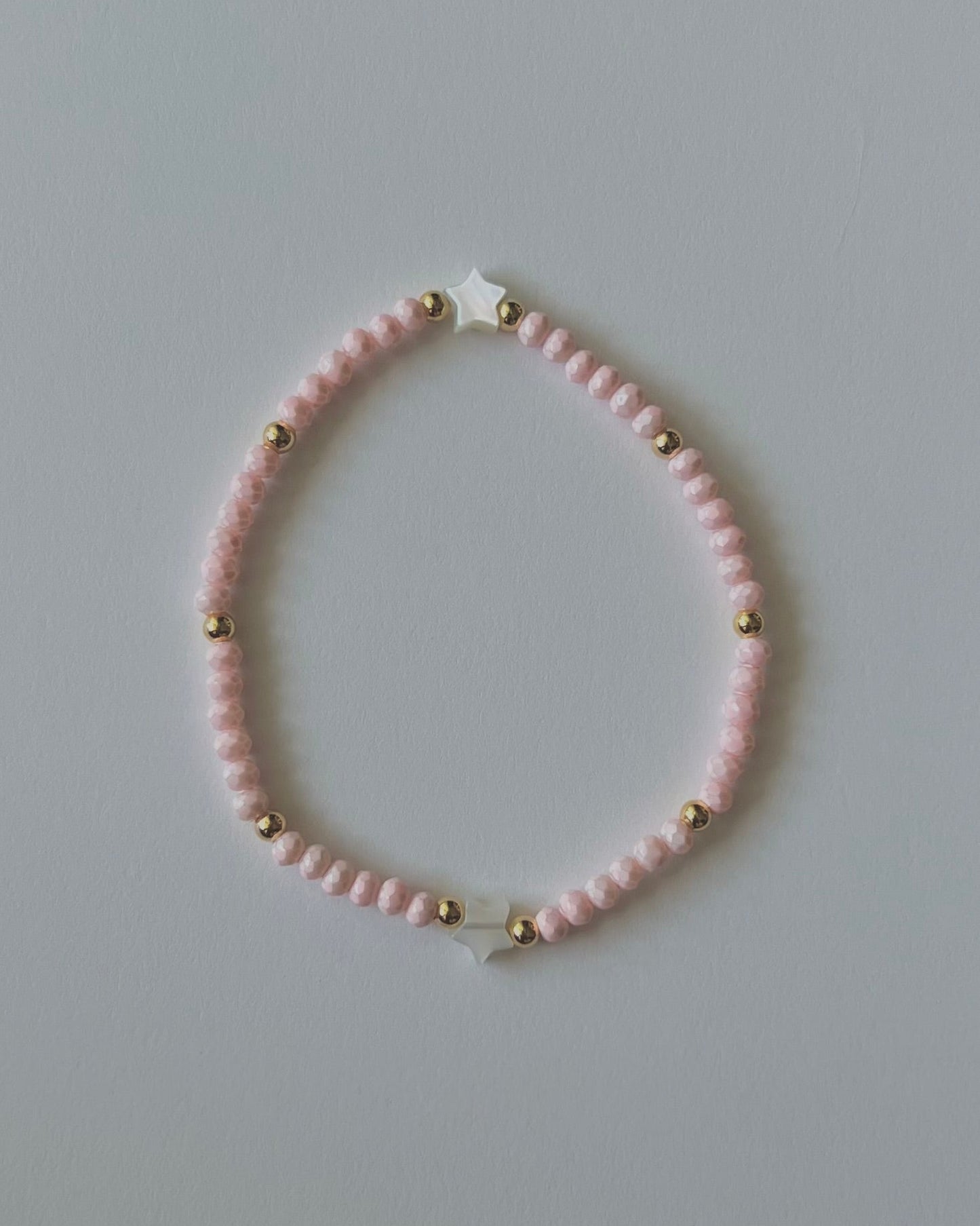 mother of pearl star bracelet
