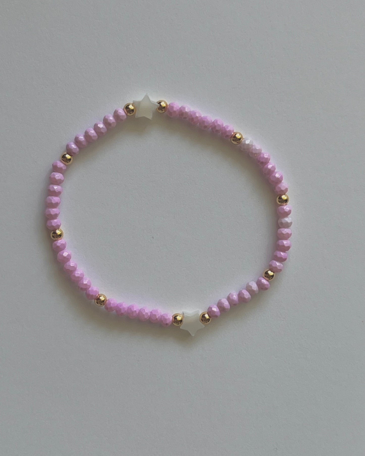 mother of pearl star bracelet
