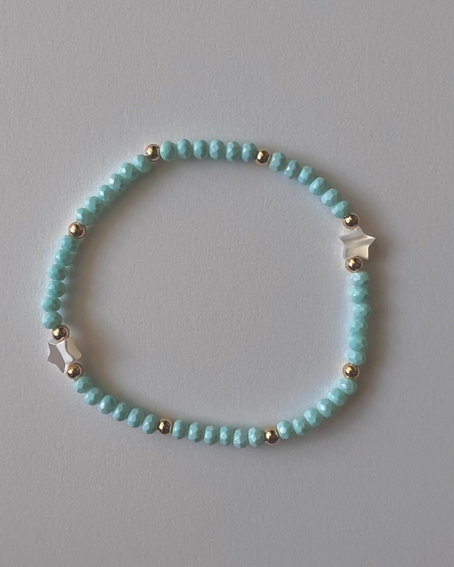 mother of pearl star bracelet