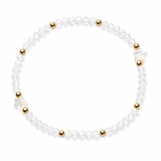 mother of pearl star bracelet