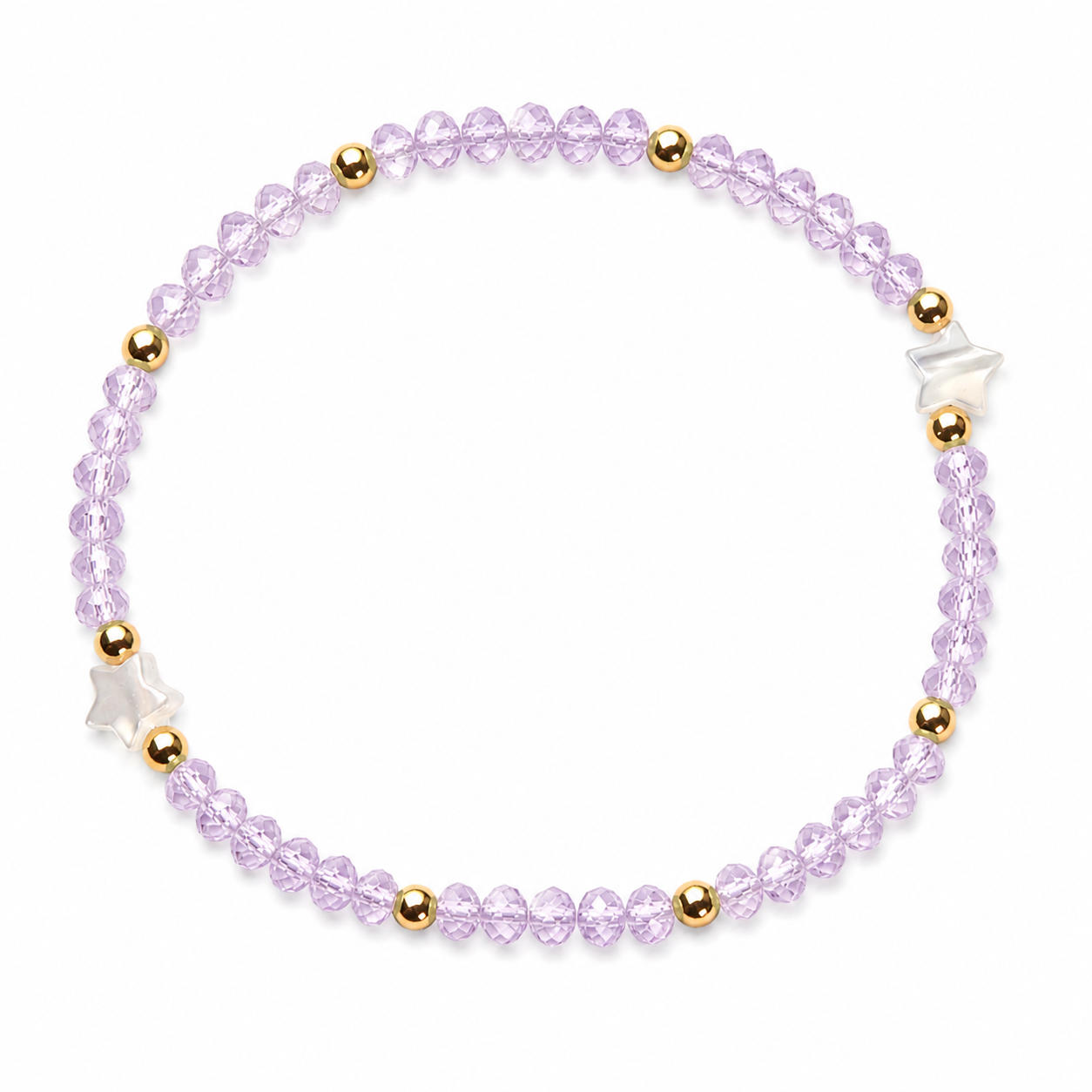 mother of pearl star bracelet