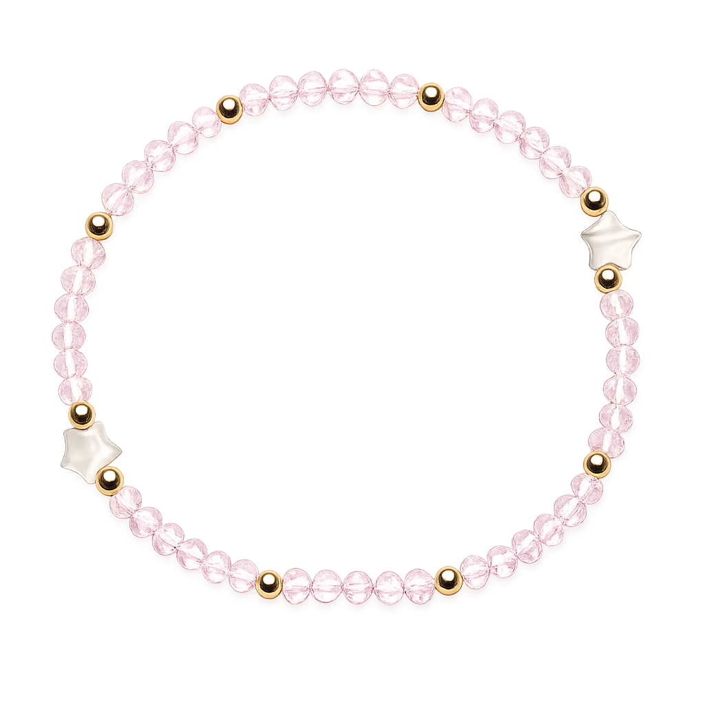 mother of pearl star bracelet