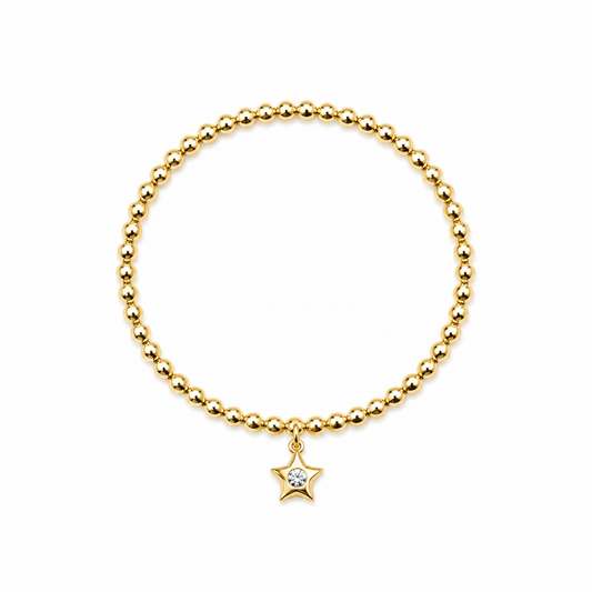 gold stellar bracelet