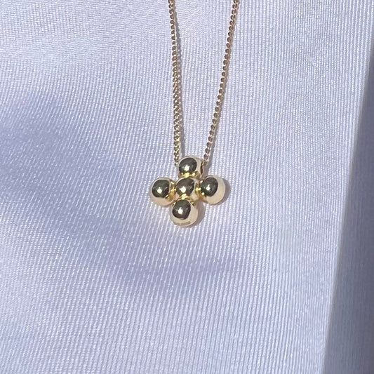 bubble flower necklace